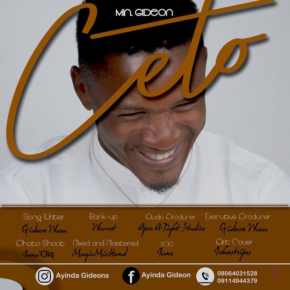 Min Gideon released 'Ceto' (Mp3 Download)