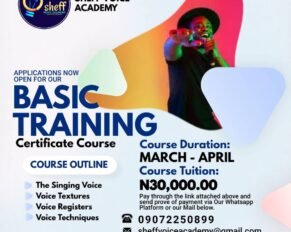 Sheff Voice Academy - Basic Training Certificate Course
